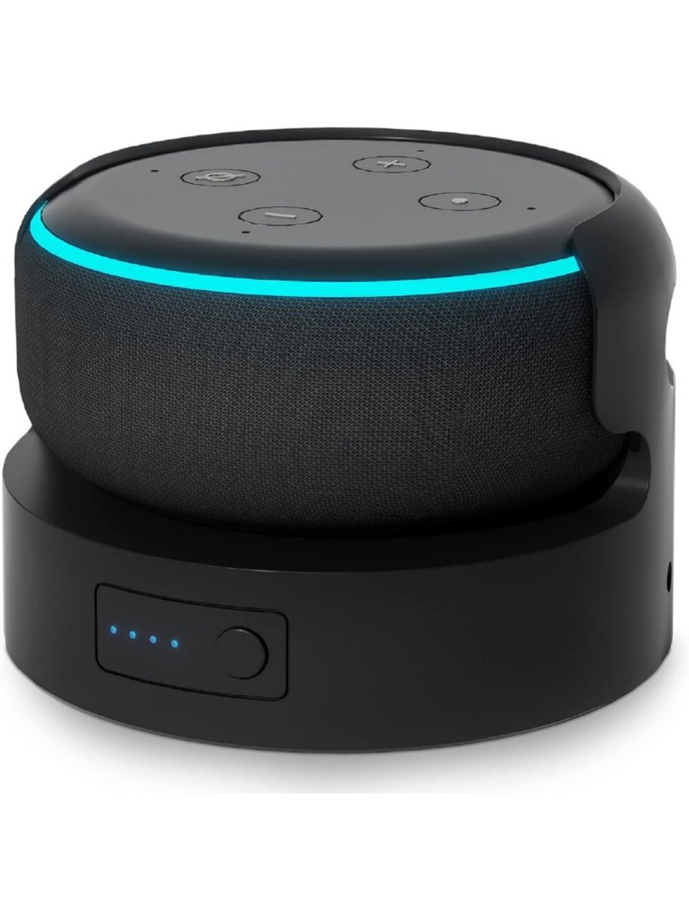 Portable Battery Base for Dot 3rd Gen & Google Mini 2 - 16-Hour Playtime Charger
